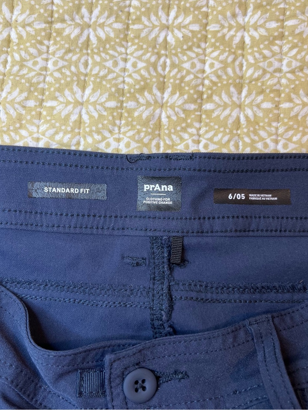 Prana Navy Blue Women's Active Bermuda Shorts - Picture 4 of 5
